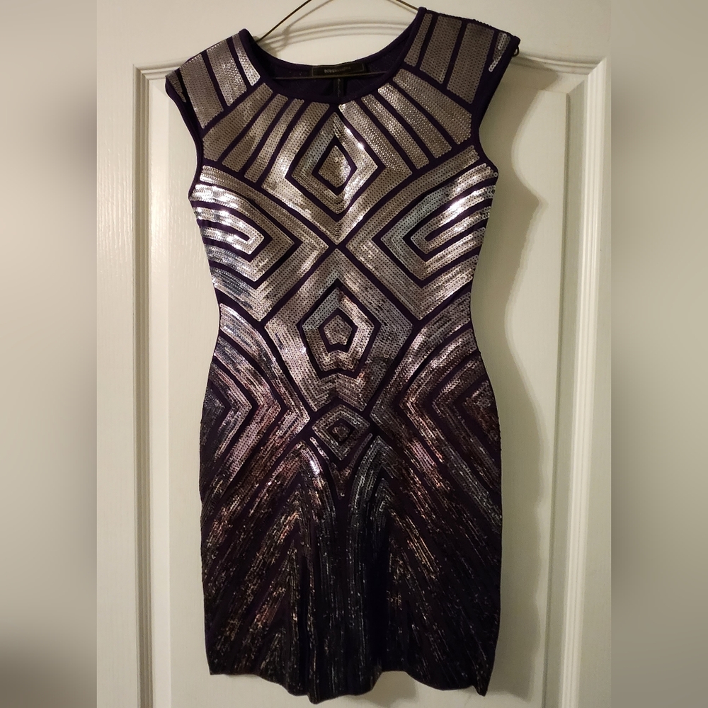 Sequined mini dress BCBG